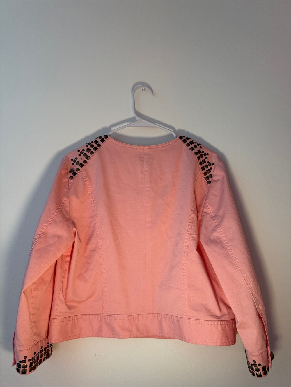 Ruby Rd. Pink Stud-Embellished Utility Jacket - Picture 7 of 7